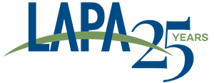 LAPA 25th Logo